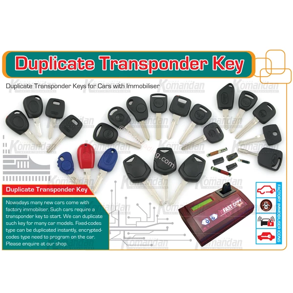 Transponder Key Duplicate